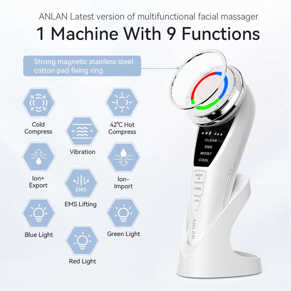 ANLAN Facial Massager Pro – Microcurrent Skin Lifting Device