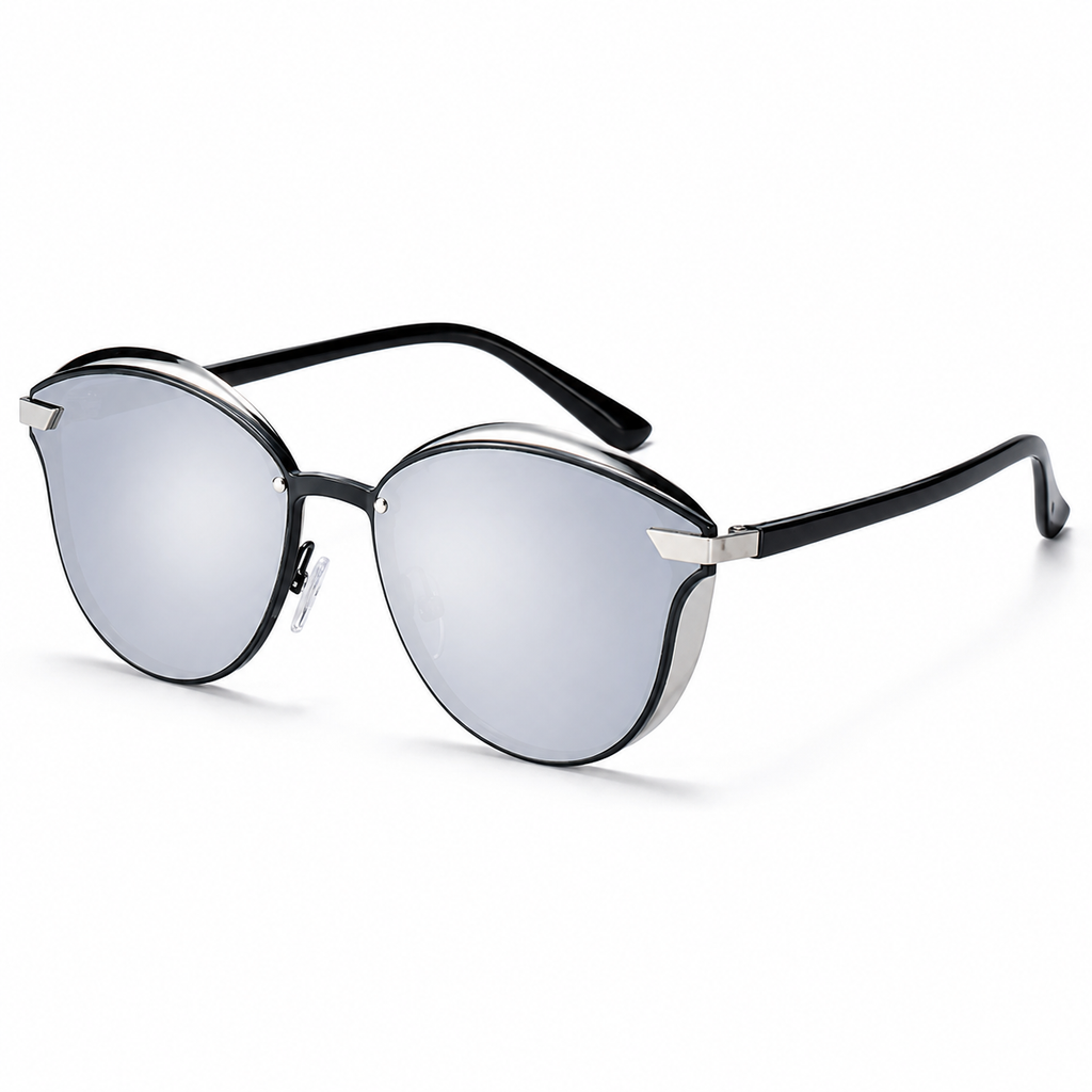 BARCUR Fashion Polarized Women Sunglasses Round Sun Glass Ladies Lunette De Soleil Femme