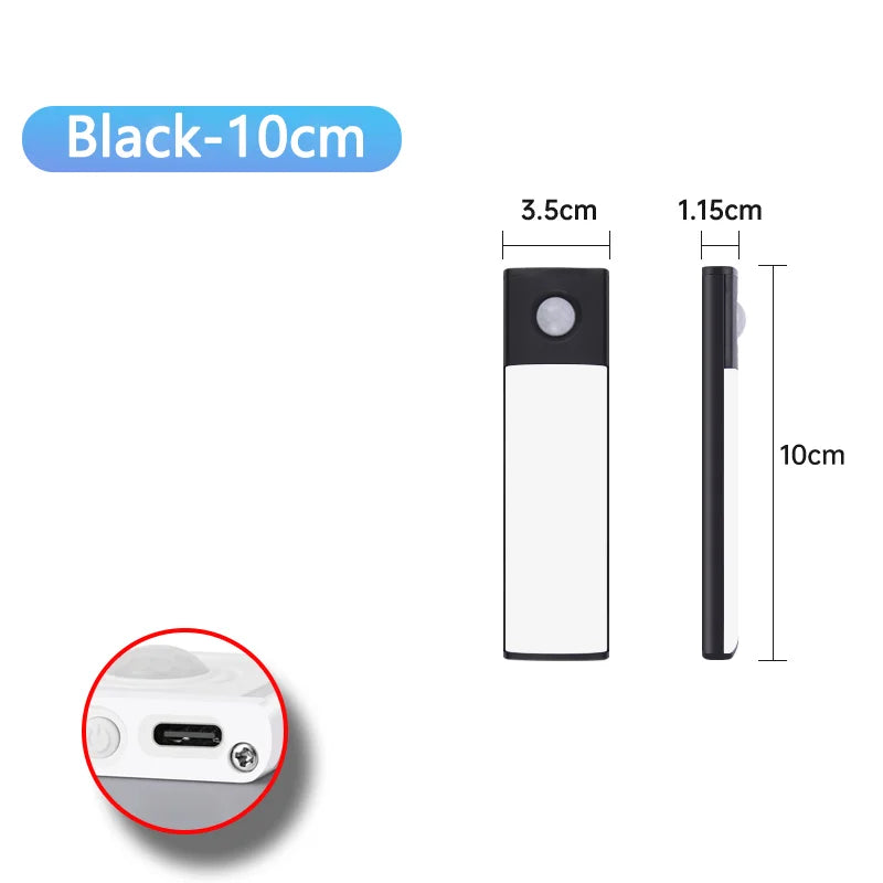 Motion Sensor Night Light – USB Rechargeable Under Cabinet LED