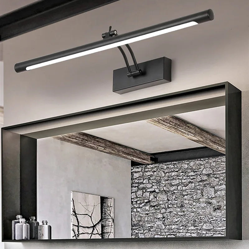 Mirror Wall Lamps Bathroom Modern Wall Lights 43CM 55CM 9W 12W Toilet Wall Mounted Lighting Fixtures Sconces Indoor Bedroom