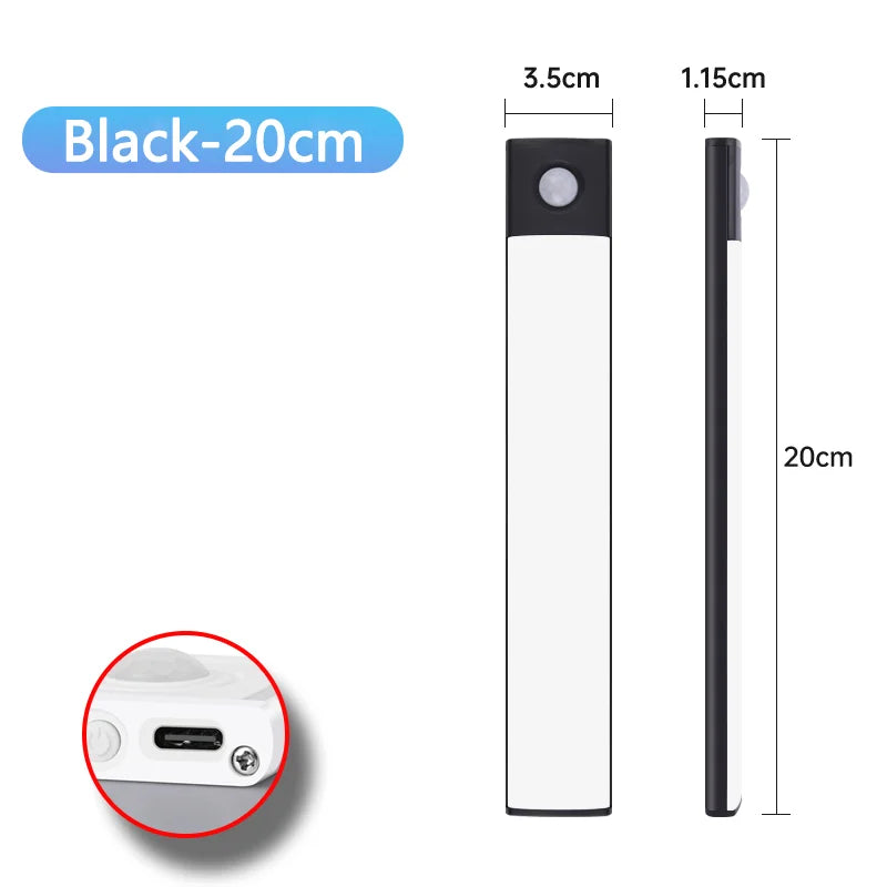 Motion Sensor Night Light – USB Rechargeable Under Cabinet LED