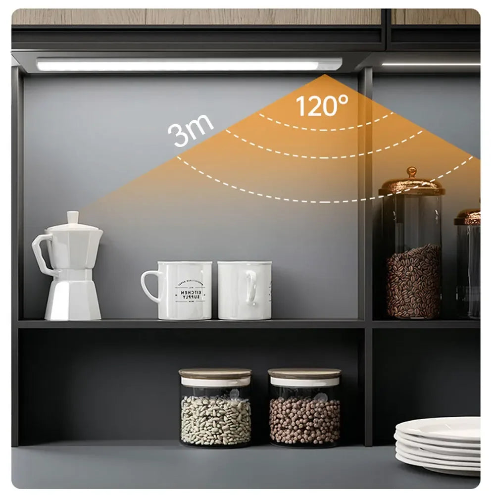 Motion Sensor Night Light – USB Rechargeable Under Cabinet LED