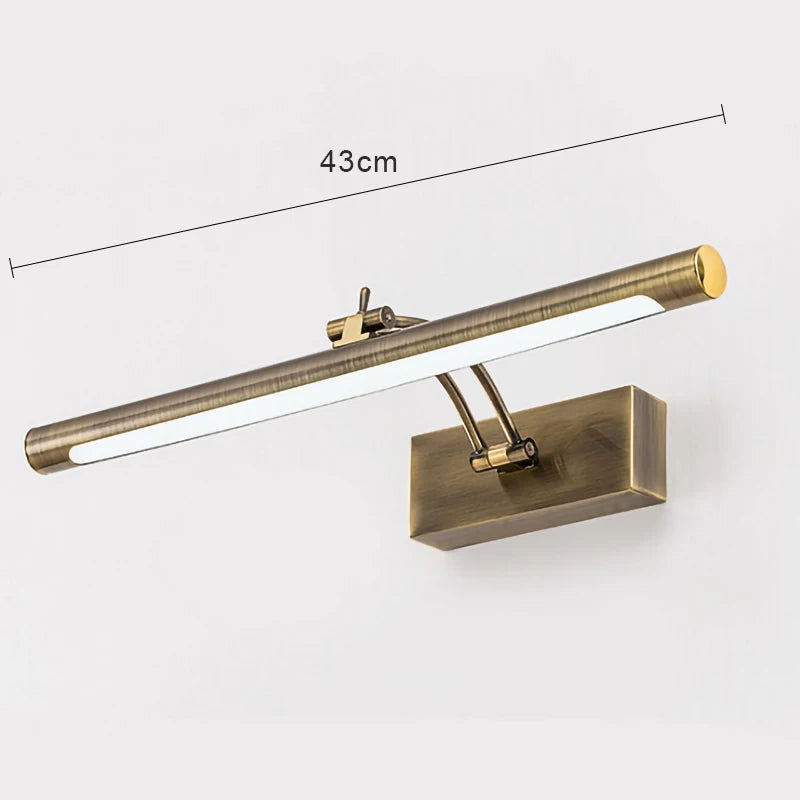 Mirror Wall Lamps Bathroom Modern Wall Lights 43CM 55CM 9W 12W Toilet Wall Mounted Lighting Fixtures Sconces Indoor Bedroom