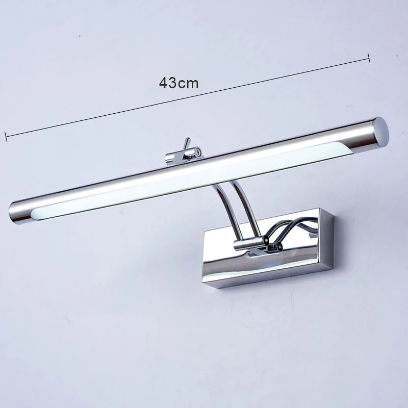 Mirror Wall Lamps Bathroom Modern Wall Lights 43CM 55CM 9W 12W Toilet Wall Mounted Lighting Fixtures Sconces Indoor Bedroom