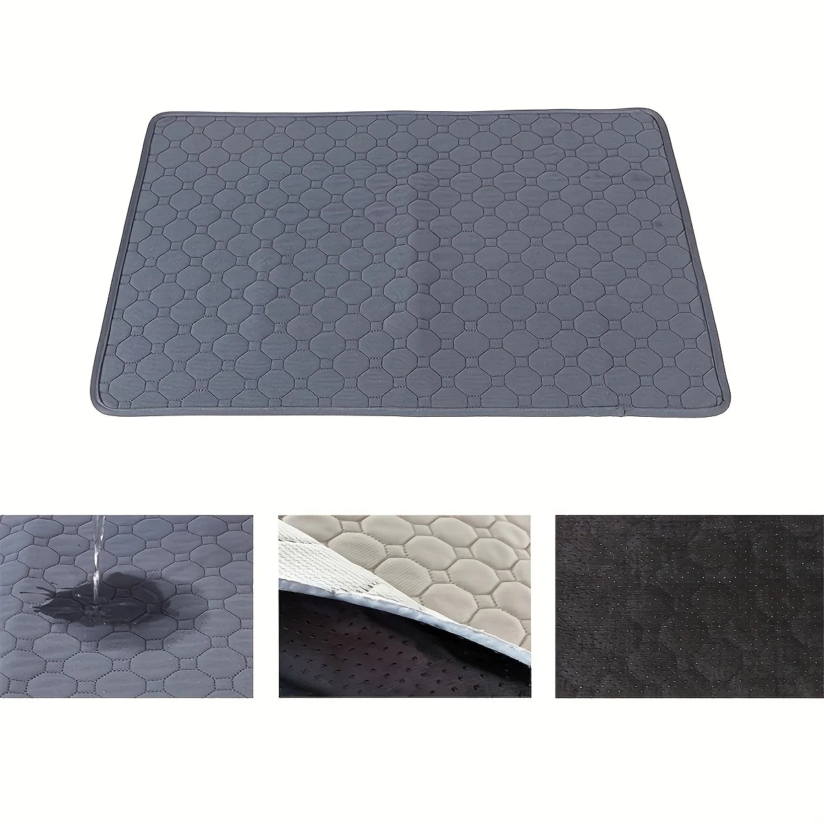 Reusable Washable Pet Pee Pad – Waterproof Absorbent Training Mat