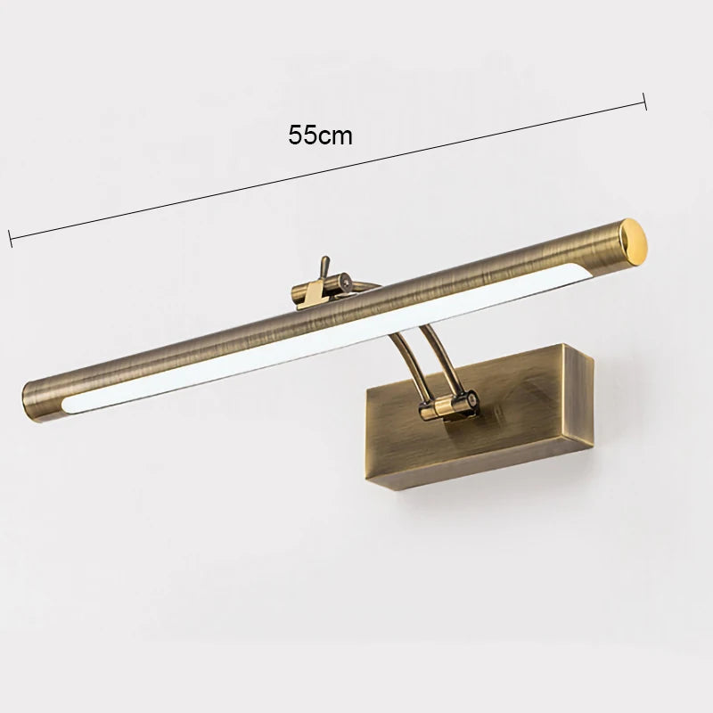 Mirror Wall Lamps Bathroom Modern Wall Lights 43CM 55CM 9W 12W Toilet Wall Mounted Lighting Fixtures Sconces Indoor Bedroom