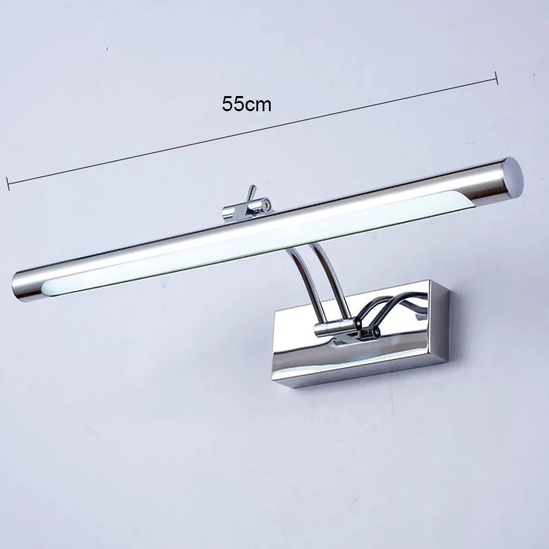 Mirror Wall Lamps Bathroom Modern Wall Lights 43CM 55CM 9W 12W Toilet Wall Mounted Lighting Fixtures Sconces Indoor Bedroom