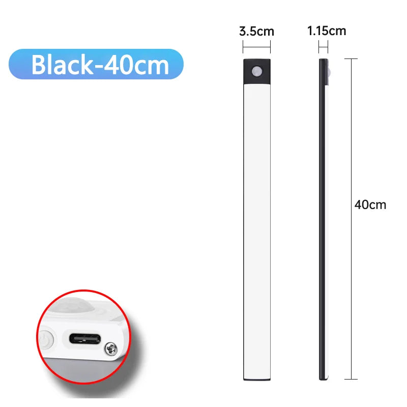 Motion Sensor Night Light – USB Rechargeable Under Cabinet LED