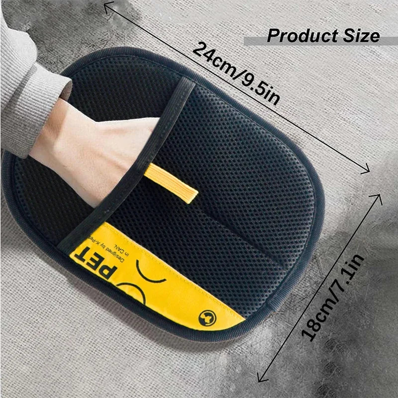 Pet Hair Remover Gloves – Electrostatic Reusable Grooming Glove