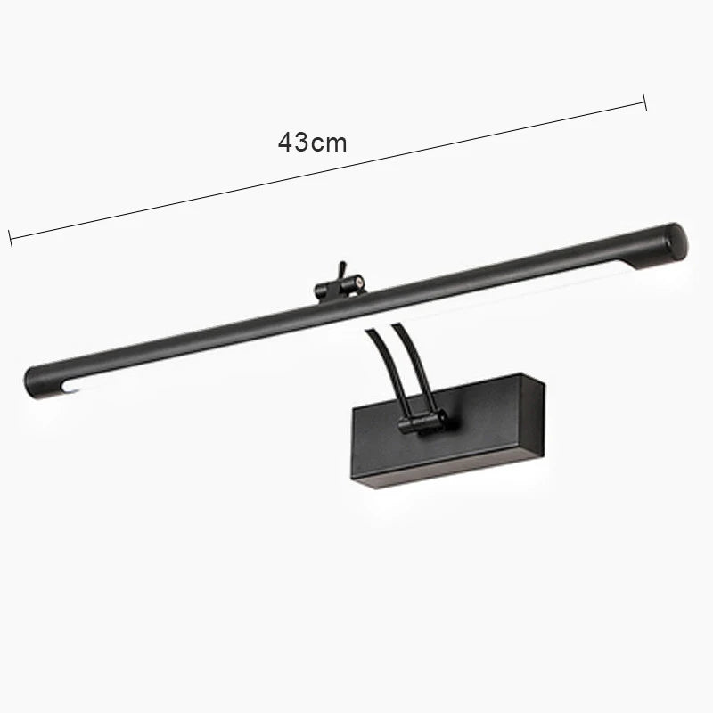 Mirror Wall Lamps Bathroom Modern Wall Lights 43CM 55CM 9W 12W Toilet Wall Mounted Lighting Fixtures Sconces Indoor Bedroom
