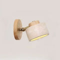 Yellow Cave Stone Japanese-style Wabi-sabi Bedroom Bedside Wall Lamp Retro Homestay Study Rotatable Wall Lamp with Switch For